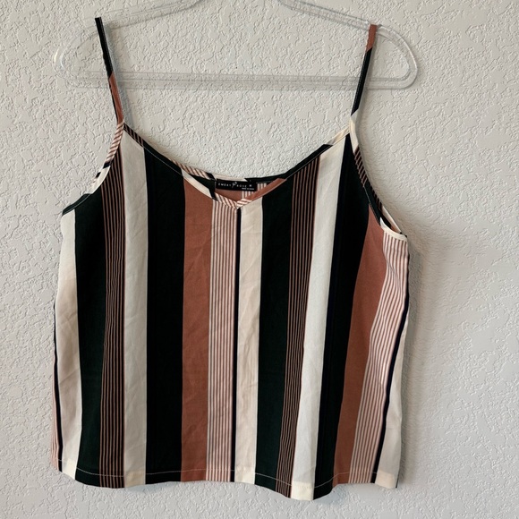 Emery Rose Striped Multicolor Cami Top - Size M - Perfect Condition - Picture 1 of 10